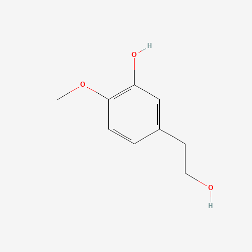 5-(2-hydroxyethyl)-2-methoxyphenol (CAS: 50602-41-0) - Chemical Structure and Molecular Formula 