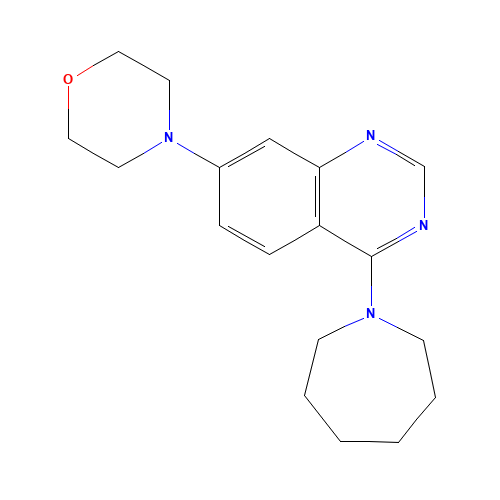 4-[4-(azepan-1-yl)quinazolin-7-yl]morpholine (CAS: 1334600-92-8) - Related Chemical Product