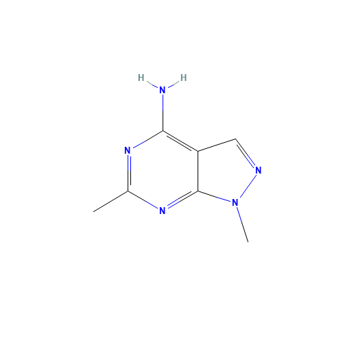 1,6-dimethylpyrazolo[3,4-d]pyrimidin-4-amine (CAS: 6291-32-3) - Related Chemical Product