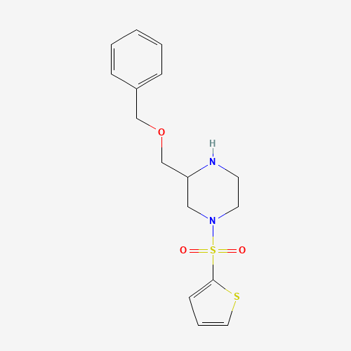 3-(phenylmethoxymethyl)-1-thiophen-2-ylsulfonylpiperazine (CAS: 1361216-94-5) - Related Chemical Product
