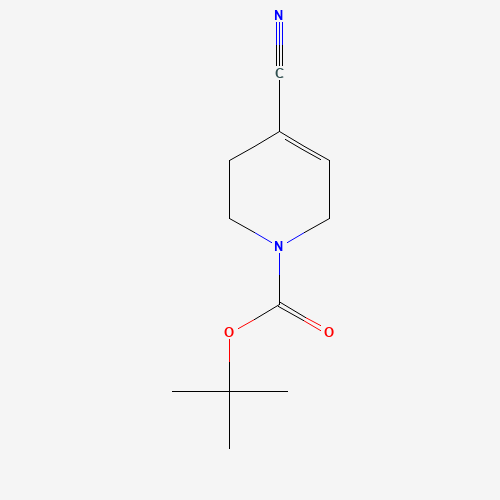 tert-butyl 4-cyano-3,6-dihydro-2H-pyridine-1-carboxylate (CAS: 873551-20-3) - Chemical Structure and Molecular Formula 
