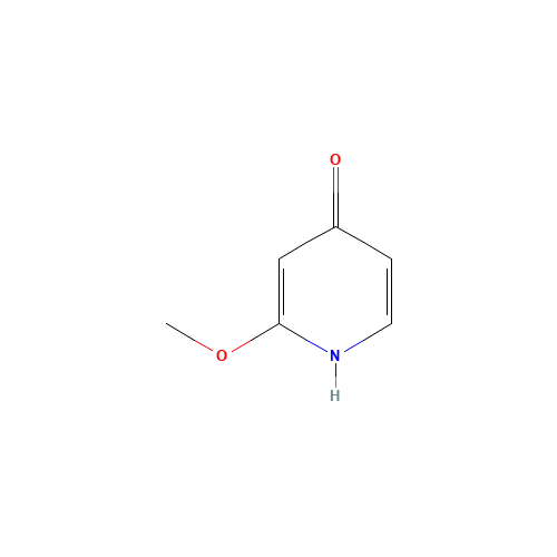 2-methoxy-1H-pyridin-4-one (CAS: 66080-45-3) - Chemical Structure and Molecular Formula 
