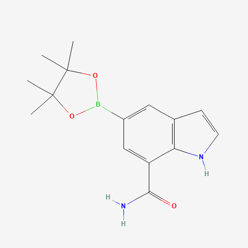 5-(4,4,5,5-tetramethyl-1,3,2-dioxaborolan-2-yl)-1H-indole-7-carboxamide (CAS: 1065184-67-9) - Related Chemical Product