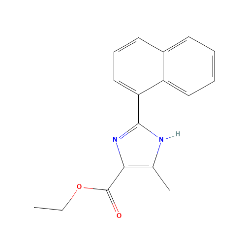 ethyl 5-methyl-2-naphthalen-1-yl-1H-imidazole-4-carboxylate (CAS: 115835-55-7) - Related Chemical Product