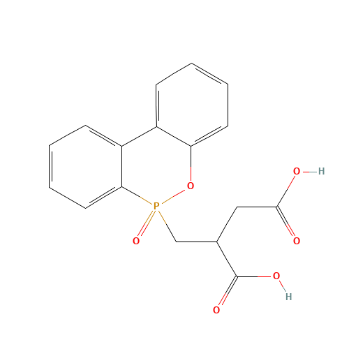 2-[(6-oxobenzo[c][2,1]benzoxaphosphinin-6-yl)methyl]butanedioic acid (CAS: 63562-33-4) - Related Chemical Product
