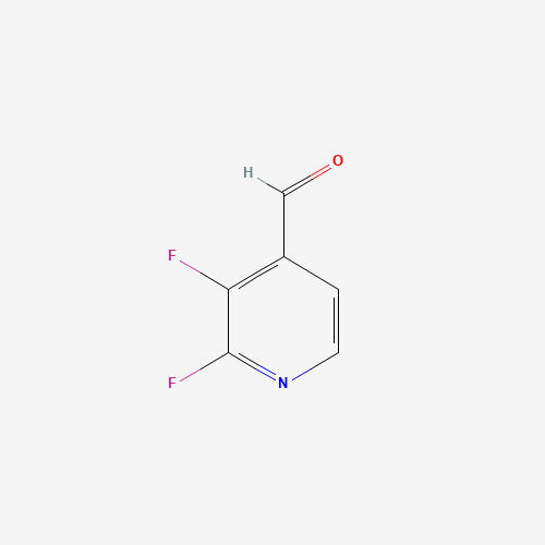 2,3-difluoropyridine-4-carbaldehyde (CAS: 1227502-65-9) - Chemical Structure and Molecular Formula 