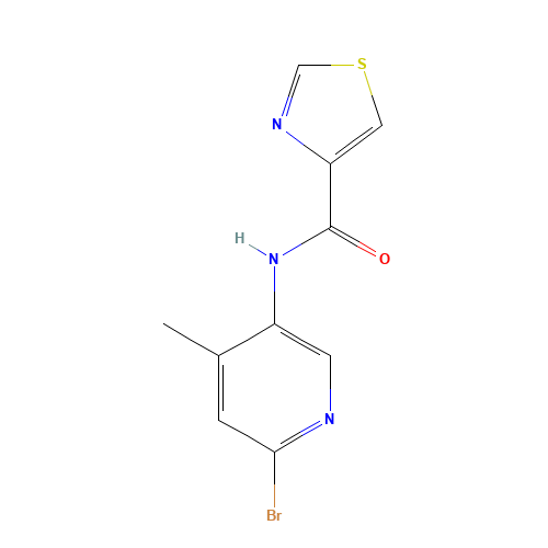 N-(6-bromo-4-methylpyridin-3-yl)-1,3-thiazole-4-carboxamide (CAS: 1027712-06-6) - Related Chemical Product