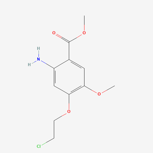 methyl 2-amino-4-(2-chloroethoxy)-5-methoxybenzoate (CAS: 214470-60-7) - Related Chemical Product