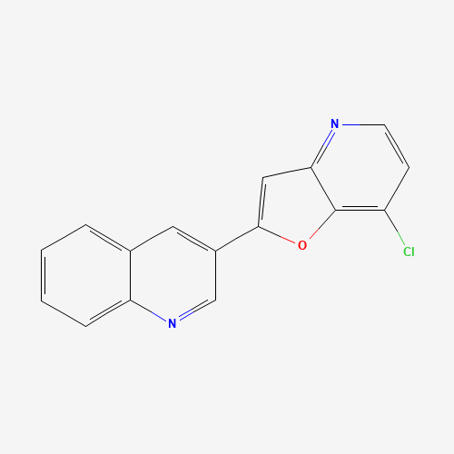 7-chloro-2-quinolin-3-ylfuro[3,2-b]pyridine (CAS: 1360911-35-8) - Related Chemical Product