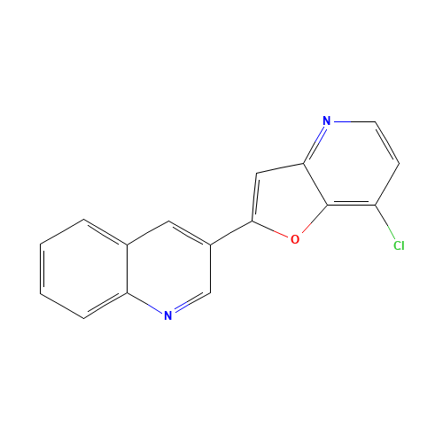 7-chloro-2-quinolin-3-ylfuro[3,2-b]pyridine (CAS: 1360911-35-8) - Related Chemical Product
