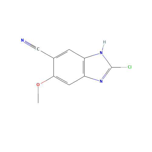 2-chloro-6-methoxy-3H-benzimidazole-5-carbonitrile (CAS: 1196074-46-0) - Related Chemical Product