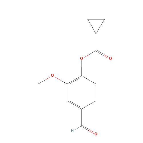 (4-formyl-2-methoxyphenyl) cyclopropanecarboxylate (CAS: 380336-99-2) - Related Chemical Product