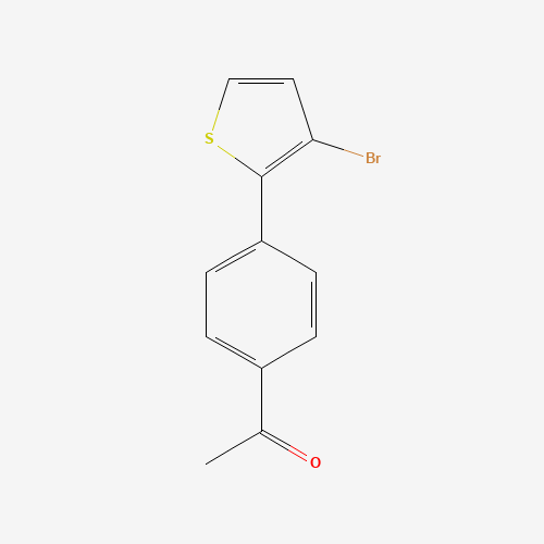 1-[4-(3-bromothiophen-2-yl)phenyl]ethanone (CAS: 937796-01-5) - Related Chemical Product