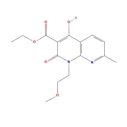 ethyl 4-hydroxy-1-(2-methoxyethyl)-7-methyl-2-oxo-1,8-naphthyridine-3-carboxylate (CAS: 1253791-96-6) - Related Chemical Product