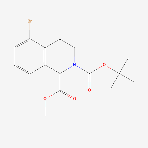 2-O-tert-butyl 1-O-methyl 5-bromo-3,4-dihydro-1H-isoquinoline-1,2-dicarboxylate (CAS: 1430563-92-0) - Related Chemical Product