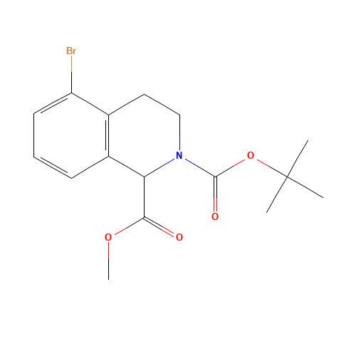 2-O-tert-butyl 1-O-methyl 5-bromo-3,4-dihydro-1H-isoquinoline-1,2-dicarboxylate (CAS: 1430563-92-0) - Related Chemical Product
