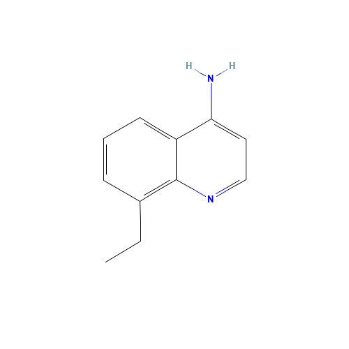 8-ethylquinolin-4-amine (CAS: 948293-65-0) - Chemical Structure and Molecular Formula 