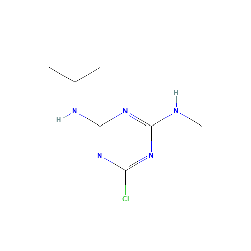 6-chloro-4-N-methyl-2-N-propan-2-yl-1,3,5-triazine-2,4-diamine (CAS: 3004-71-5) - Related Chemical Product