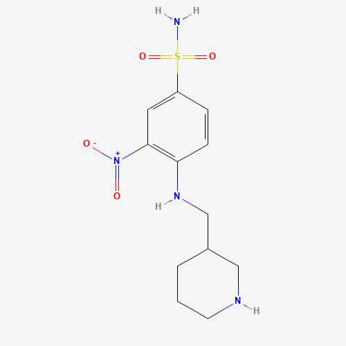 3-nitro-4-(piperidin-3-ylmethylamino)benzenesulfonamide (CAS: 1257048-23-9) - Related Chemical Product