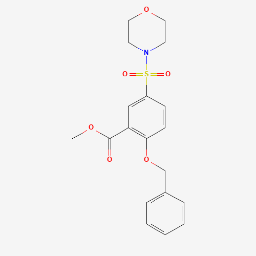 methyl 5-morpholin-4-ylsulfonyl-2-phenylmethoxybenzoate (CAS: 1285516-72-4) - Related Chemical Product