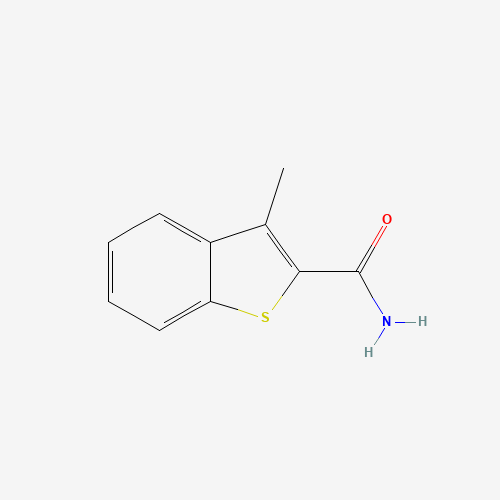 3-methyl-1-benzothiophene-2-carboxamide (CAS: 3133-79-7) - Chemical Structure and Molecular Formula 