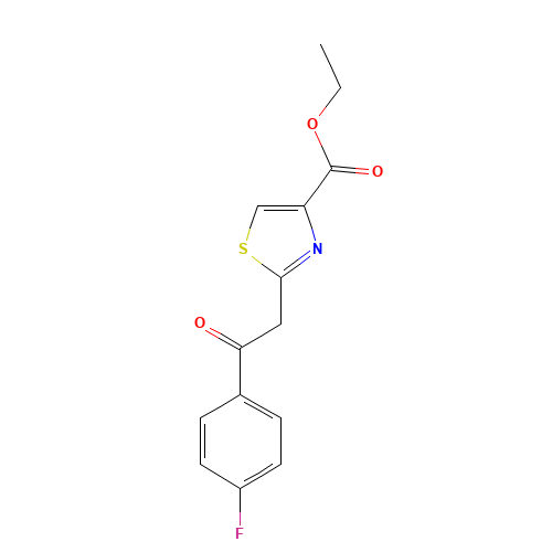 ethyl 2-[2-(4-fluorophenyl)-2-oxoethyl]-1,3-thiazole-4-carboxylate (CAS: 914287-92-6) - Related Chemical Product
