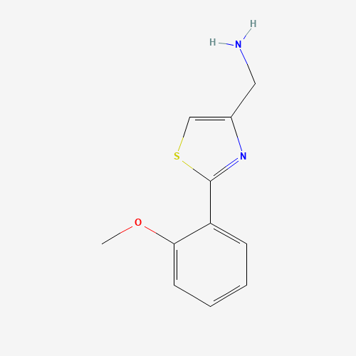 [2-(2-methoxyphenyl)-1,3-thiazol-4-yl]methanamine (CAS: 885280-27-3) - Related Chemical Product