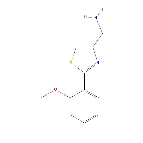 [2-(2-methoxyphenyl)-1,3-thiazol-4-yl]methanamine (CAS: 885280-27-3) - Related Chemical Product