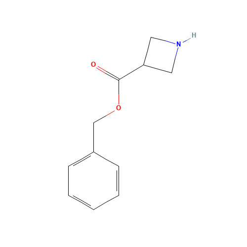 benzyl azetidine-3-carboxylate (CAS: 405513-07-7) - Chemical Structure and Molecular Formula 