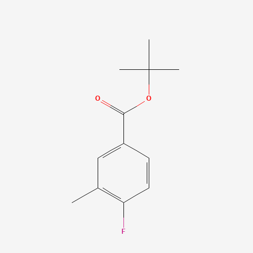 tert-butyl 4-fluoro-3-methylbenzoate (CAS: 171050-00-3) - Chemical Structure and Molecular Formula 