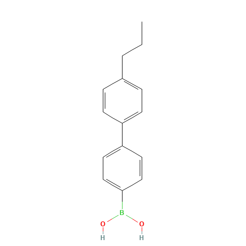 [4-(4-propylphenyl)phenyl]boronic acid (CAS: 153035-56-4) - Related Chemical Product