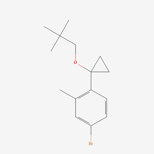 4-bromo-1-[1-(2,2-dimethylpropoxy)cyclopropyl]-2-methylbenzene (CAS: 345965-13-1) - Related Chemical Product