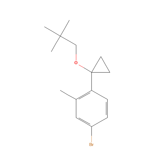 4-bromo-1-[1-(2,2-dimethylpropoxy)cyclopropyl]-2-methylbenzene (CAS: 345965-13-1) - Related Chemical Product