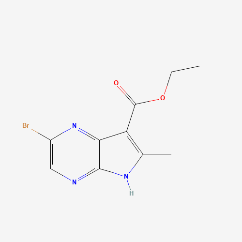 ethyl 2-bromo-6-methyl-5H-pyrrolo[2,3-b]pyrazine-7-carboxylate (CAS: 125208-06-2) - Related Chemical Product