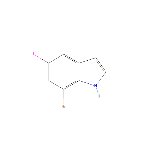 7-bromo-5-iodo-1H-indole (CAS: 1000343-38-3) - Related Chemical Product