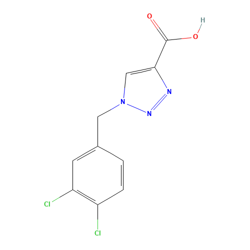1-[(3,4-dichlorophenyl)methyl]triazole-4-carboxylic acid (CAS: 1111881-85-6) - Related Chemical Product
