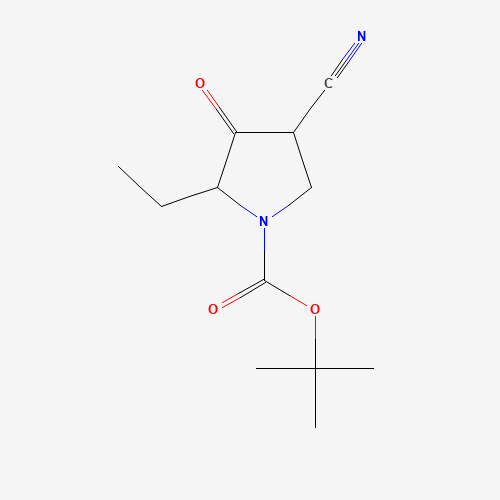 tert-butyl 4-cyano-2-ethyl-3-oxopyrrolidine-1-carboxylate (CAS: 1196155-81-3) - Related Chemical Product