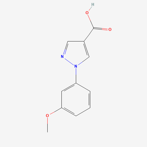 1-(3-methoxyphenyl)pyrazole-4-carboxylic acid (CAS: 1177350-90-1) - Related Chemical Product