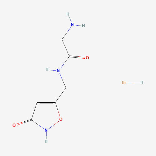 2-amino-N-[(3-oxo-1,2-oxazol-5-yl)methyl]acetamide;hydrobromide (CAS: 103871-75-6) - Related Chemical Product
