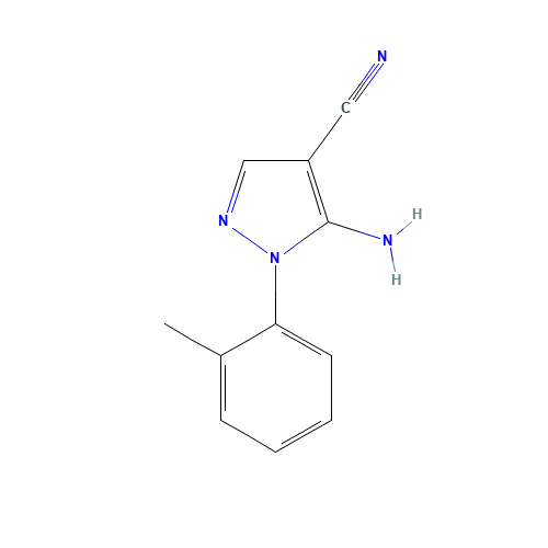 5-amino-1-(2-methylphenyl)pyrazole-4-carbonitrile (CAS: 142893-46-7) - Related Chemical Product