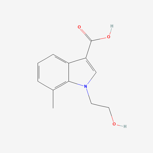 1-(2-hydroxyethyl)-7-methylindole-3-carboxylic acid (CAS: 1313042-16-8) - Related Chemical Product