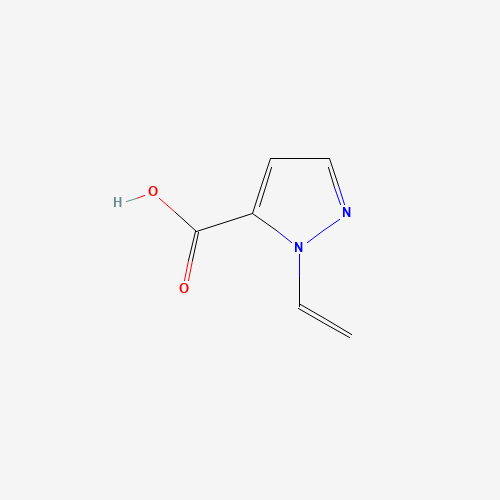 2-ethenylpyrazole-3-carboxylic acid (CAS: 899713-15-6) - Chemical Structure and Molecular Formula 