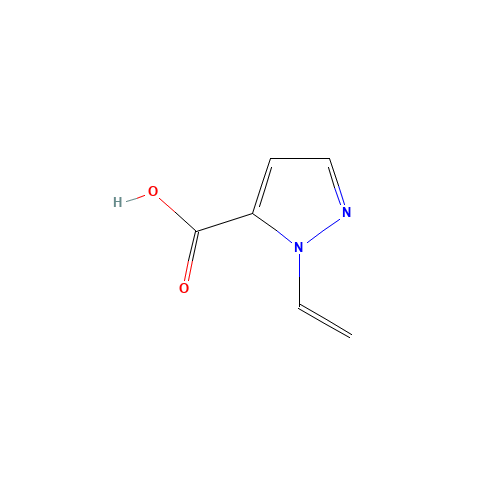2-ethenylpyrazole-3-carboxylic acid (CAS: 899713-15-6) - Chemical Structure and Molecular Formula 
