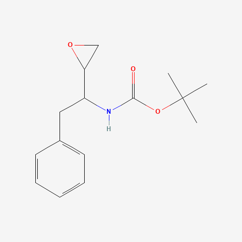 tert-butyl N-[1-(oxiran-2-yl)-2-phenylethyl]carbamate (CAS: 103127-56-6) - Related Chemical Product