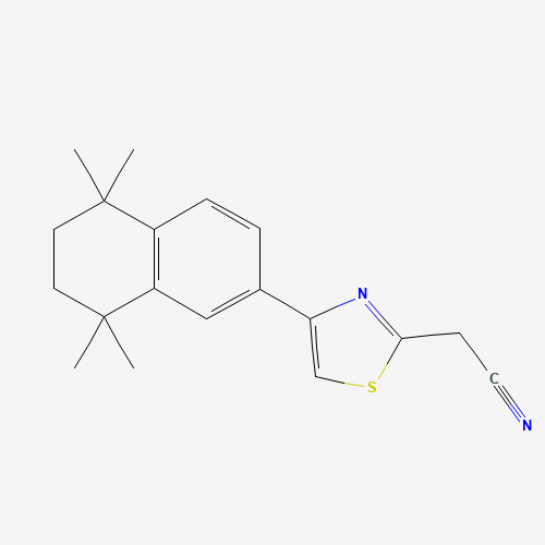 2-[4-(5,5,8,8-tetramethyl-6,7-dihydronaphthalen-2-yl)-1,3-thiazol-2-yl]acetonitrile (CAS: 365223-65-0) - Related Chemical Product