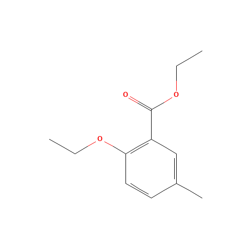 ethyl 2-ethoxy-5-methylbenzoate (CAS: 854645-32-2) - Chemical Structure and Molecular Formula 