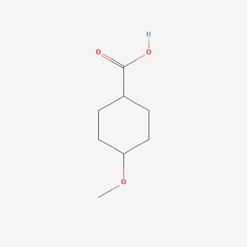 4-methoxycyclohexane-1-carboxylic acid (CAS: 73873-61-7) - Chemical Structure and Molecular Formula 
