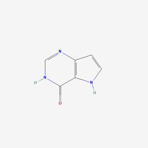 1,5-dihydropyrrolo[3,2-d]pyrimidin-4-one (CAS: 39455-99-7) - Chemical Structure and Molecular Formula 