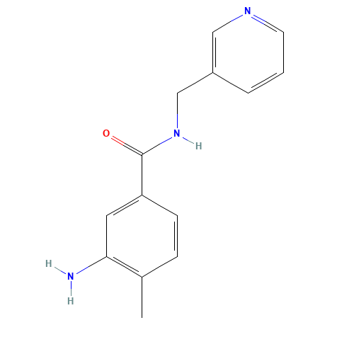 3-amino-4-methyl-N-(pyridin-3-ylmethyl)benzamide (CAS: 85366-81-0) - Related Chemical Product