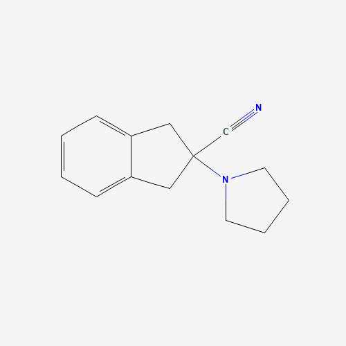 2-pyrrolidin-1-yl-1,3-dihydroindene-2-carbonitrile (CAS: 1157501-73-9) - Related Chemical Product